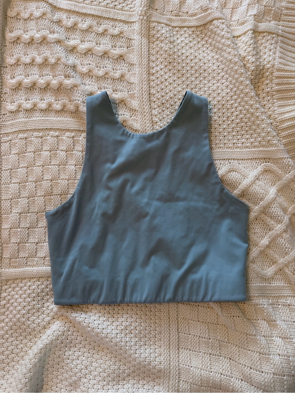 girlfriend collective Slate Blue Dylan Sports Bra